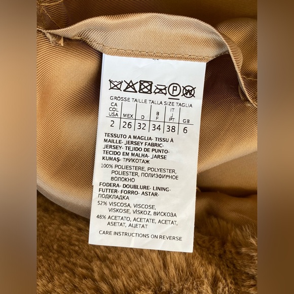 Intrend brown teddy coat furry jacket size US 2 IT 38 MINT CONDITION - Picture 6 of 13